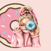 panneau simili donuts