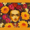 panneau simili frida kahlo