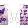kit sac à dos chat violet