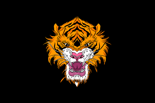 panneau simili tigre