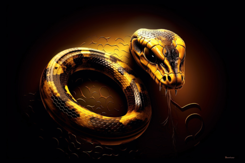 panneau simili serpent