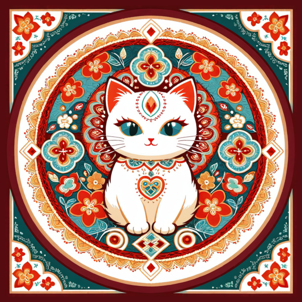 panneau velours chat