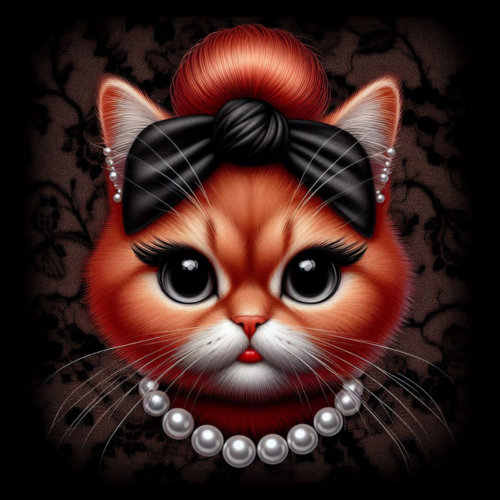 panneau velours chat