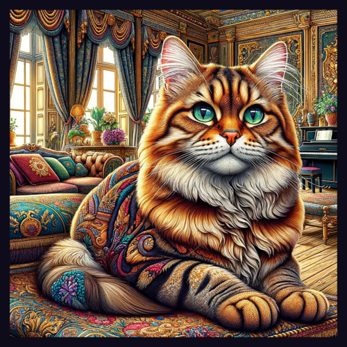 panneau velours chat