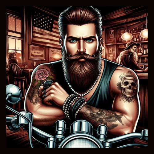 panneau velours homme moto