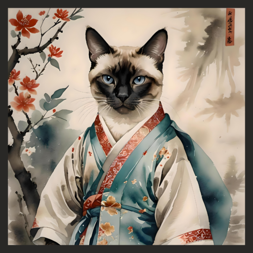 panneau velours chat