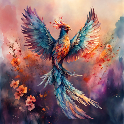 panneau velours oiseau
