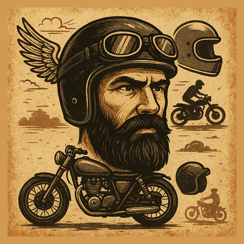 panneau velours moto
