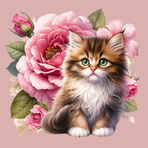 panneau velours chat