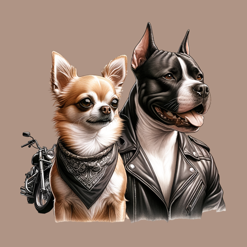panneau velours chiens