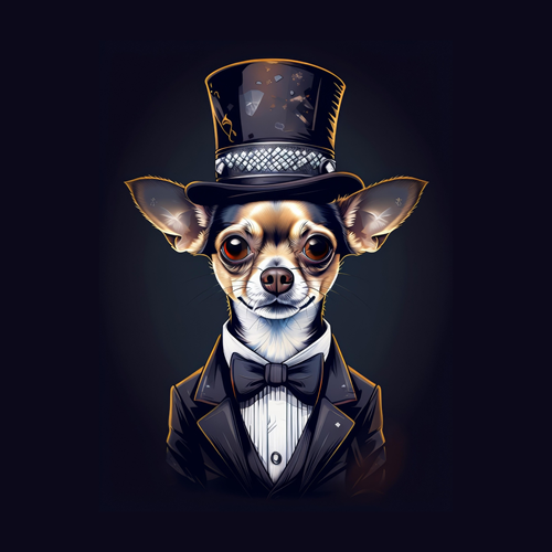 panneau velours chien