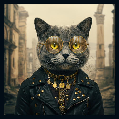 panneau velours chat