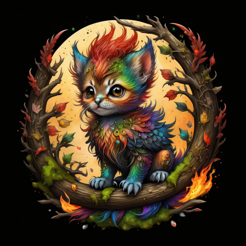 panneau velours chat