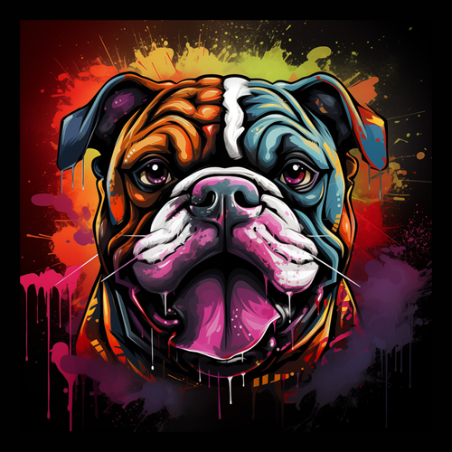panneau velours chien