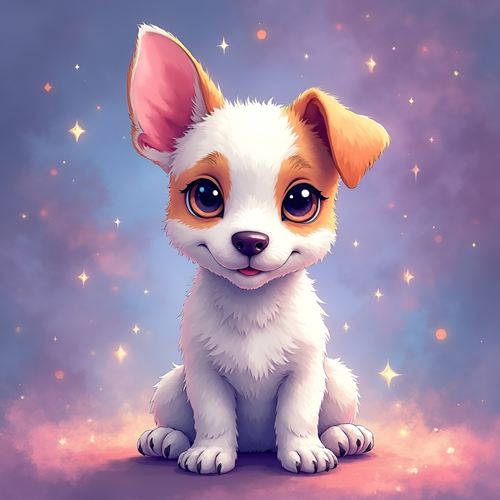 panneau velours chien