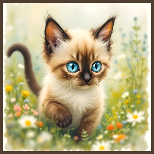 panneau velours chat