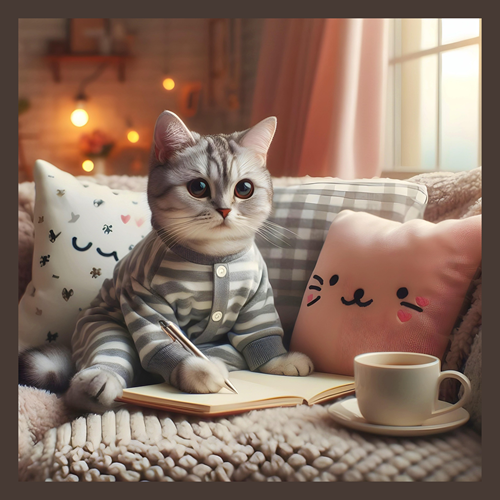 panneau velours chat