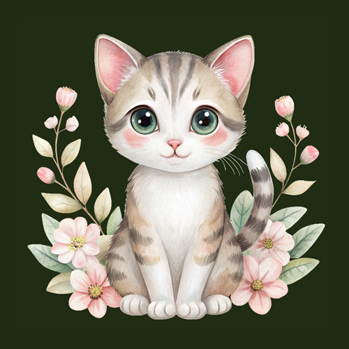 panneau velours chat