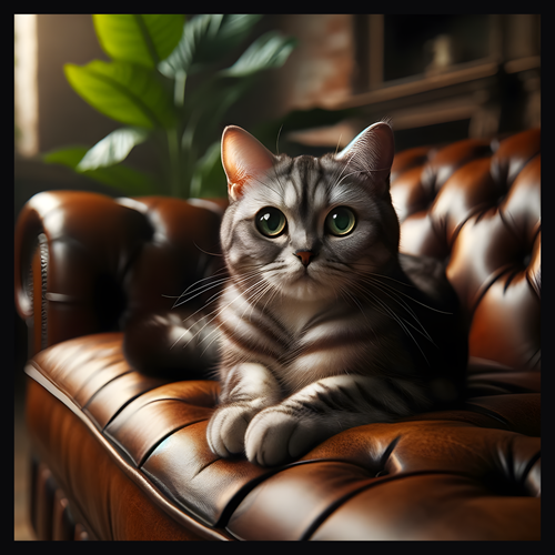 panneau velours chat