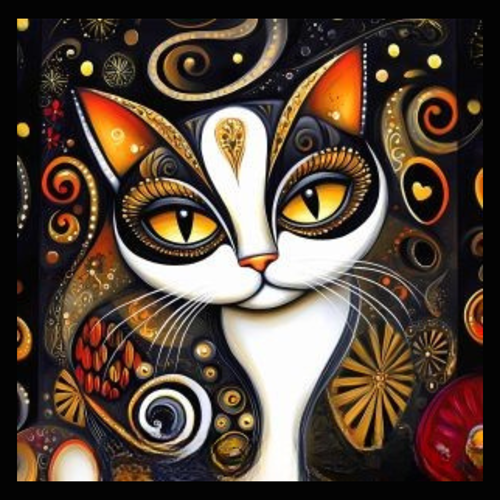 panneau velours chat