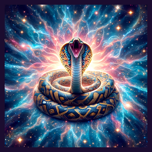 panneau velours serpent