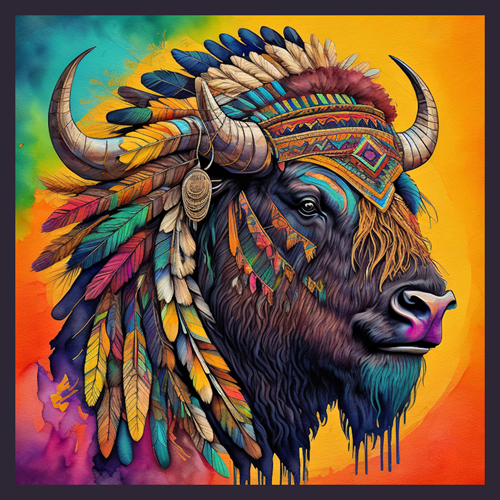 panneau velours bison