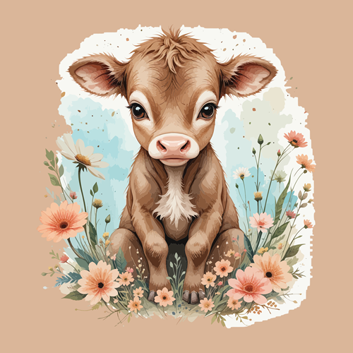 panneau velours vache