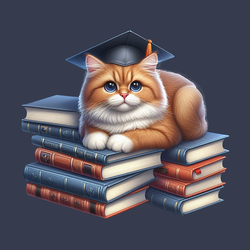 panneau velours chat livres