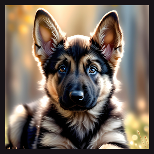panneau velours chien