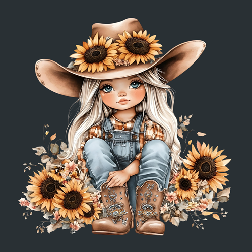 panneau velours fillette