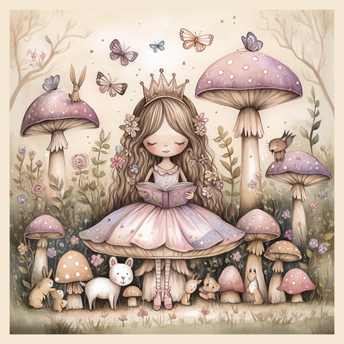 panneau velours fillette