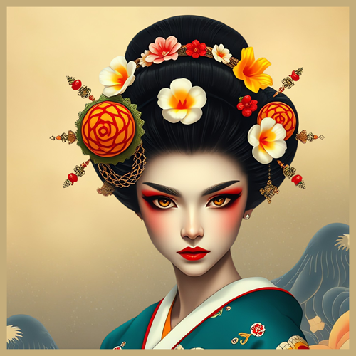 panneau velours femme asie