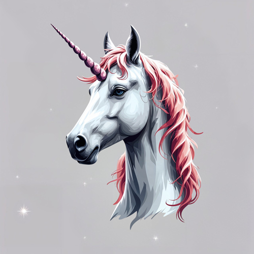 panneau velours licorne