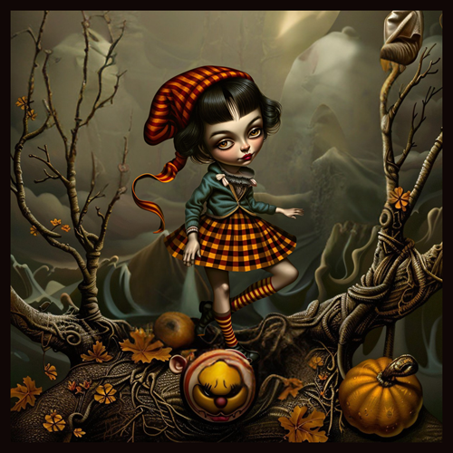 panneau velours fillette